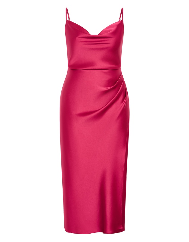 City Chic - Mali Cowl Neck Slip Dress