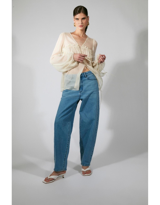 Bardot - Delphina Barrel Leg Jean