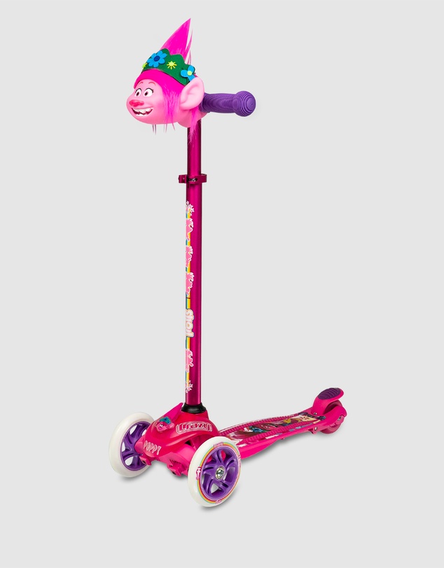 Crazy Skates - Trolls Poppy 3 Wheel Kick Scooter