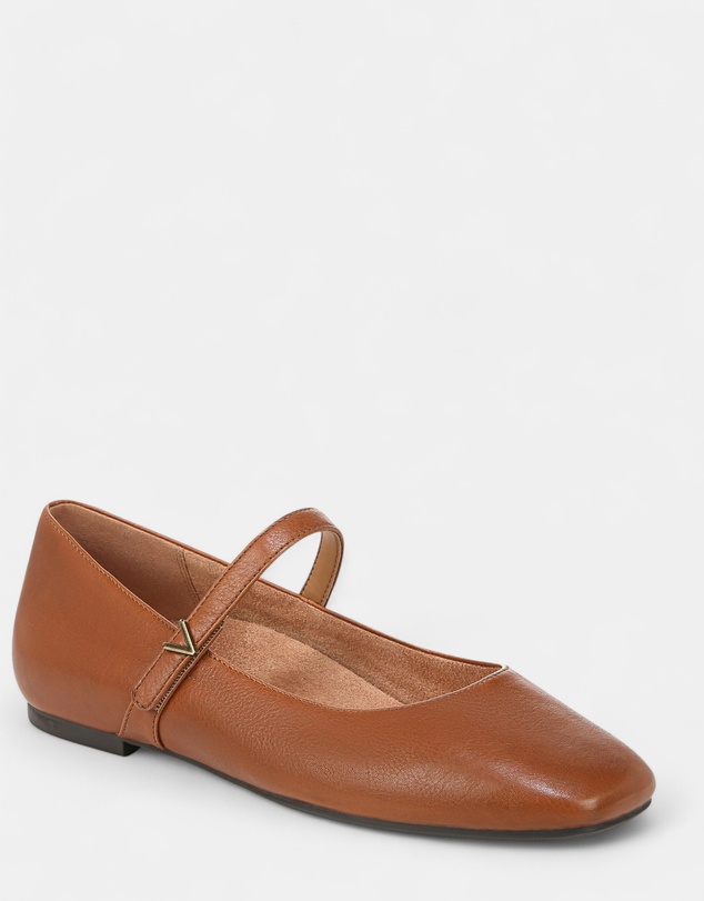 Vionic - Alameda Mary-Jane Flat - Tan