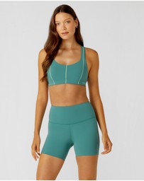Lorna Jane - Lotus No Chafe Phone Pocket 12cm Bike Shorts