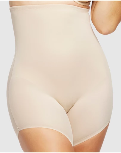 Naomi & Nicole - Sidekick High-Waist Slanted Hem High Leg Shapewear Short