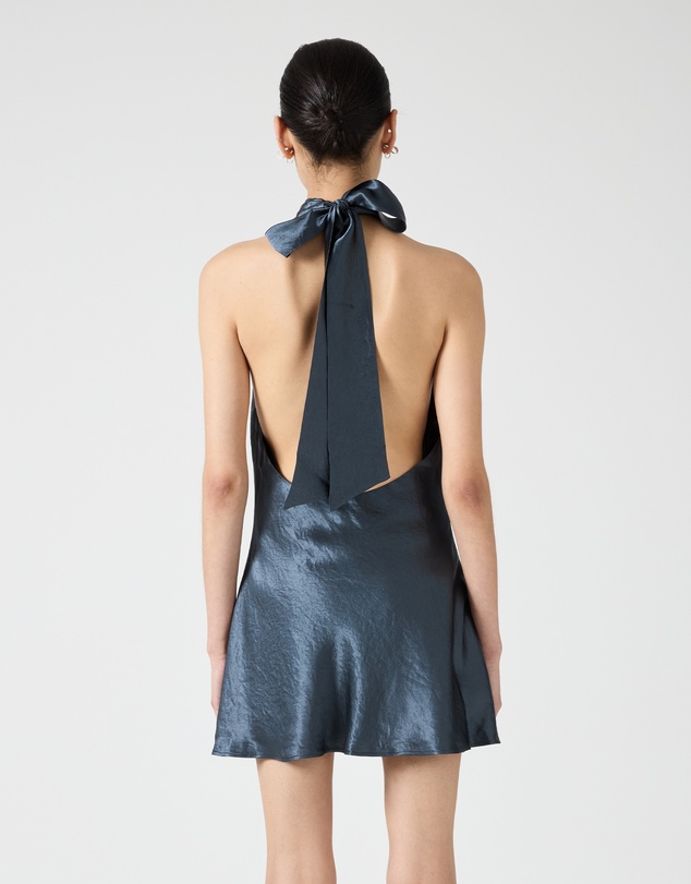 Third Form - Crush Wrap Neck Mini