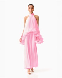 Elliatt - Poppy Layered Gown in Pink