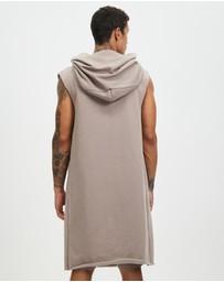 Surrounded By Ghosts - The Mercury Hooded Fleece Sleeveless Cardigan