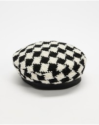 Mossée - Millie Houndstooth Artist Hat
