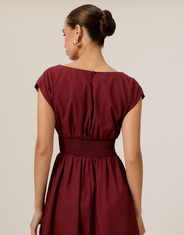 Tussah - Brooke Boat Neck Midi Dress