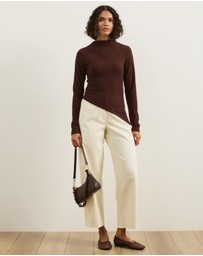 Atmos&Here - Elena Barrel Leg Pants