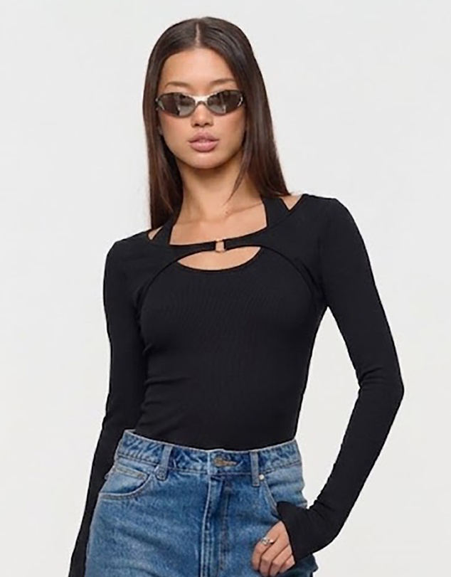 Abrand - Pixie Halter Longsleeve Top