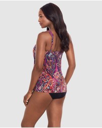 Miraclesuit Swimwear  - Dynasty Dazzle Underwired Draped Tankini Top
