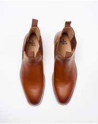 3 Wise Men - 3 Wise Men Vedder Leather Chelsea Boot