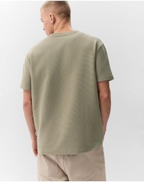 UNISON - Horizontal Rib T Shirt