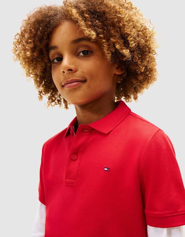 Tommy Hilfiger - Essential Flag Embroidery Regular Fit Polo - Kids