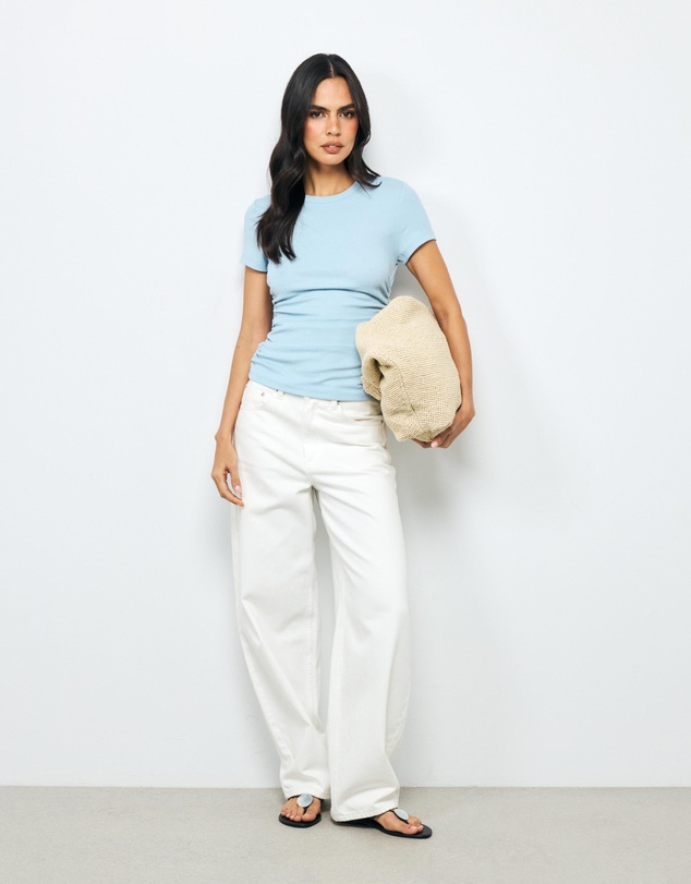 AERE - Belle Ruched T-Shirt