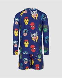 Rock Your Kid - Avengers Marvel Rashie Set - ICONIC EXCLUSIVE - Kids