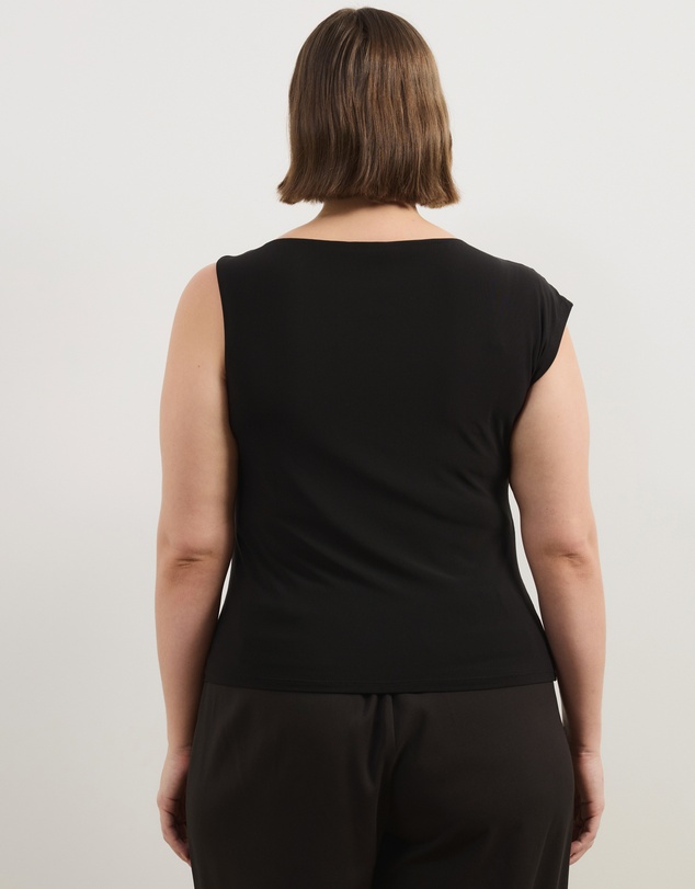 Atmos&Here Curvy - Thea Asymmetric Mesh Top