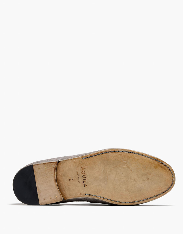 Aquila - D'ORO Collection - Ellis Suede Penny Loafers