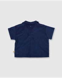 Goldie + Ace - Oversized Terry Polo - Babies-Kids