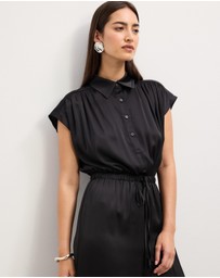 The Fated - Bryne Relaxed Satin Jumpsuit