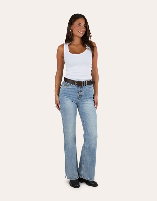 Ringers Western - Betsy Womens High Rise Bootleg Jean