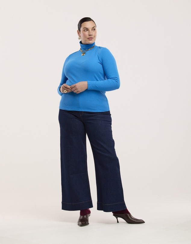 Obus - Traveller Rib Roll Neck Top