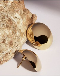 Najo - Fairwinds Yellow Gold Stud Earrings