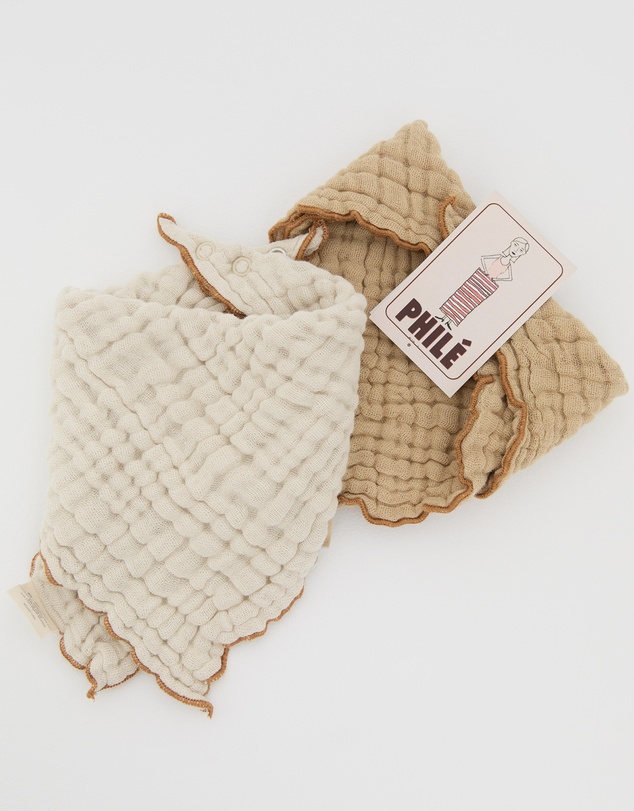 Phile - Cotton Bib - Double Pack