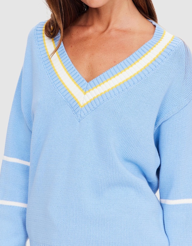The Upside - Rever Josette V Neck Sweater