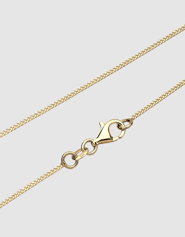 Elli Jewelry - Necklace Heart Pendant Sparkling Love with Crystals in 925 Sterling Silver Gold Plated