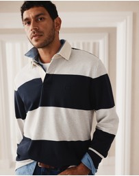 Country Road - Australian Cotton Stripe Rugby Polo