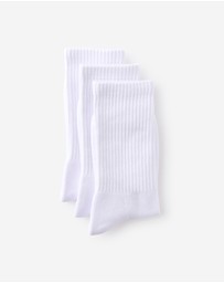 Cotton On - 3 Pack Essential Crew Socks