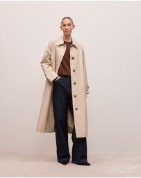 Trenery - Merino Classic Crew in Espresso