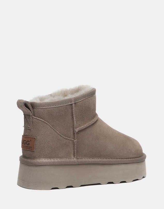 EVERAU - Australian Shepherd Ugg Thick Bottom Ronnie Cow Suede Upper UGG Boots