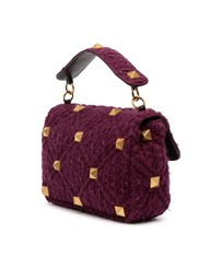 Pre-Loved by Azura Reborn - Pre-Loved Large Knit Roman Stud Satchel