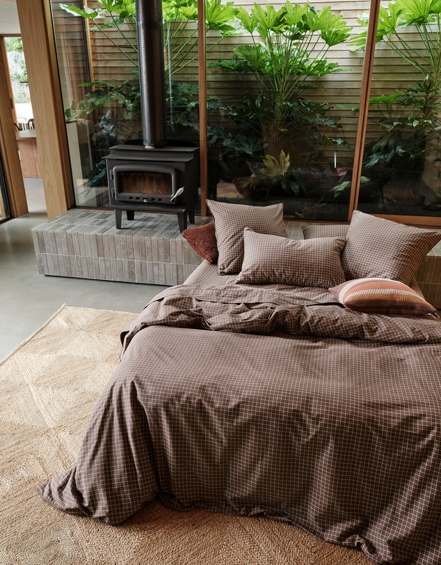 Linen House - Volley Check Quilt Cover Set