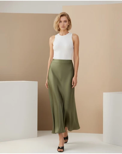 Mossée - Ayla Silk Skirt