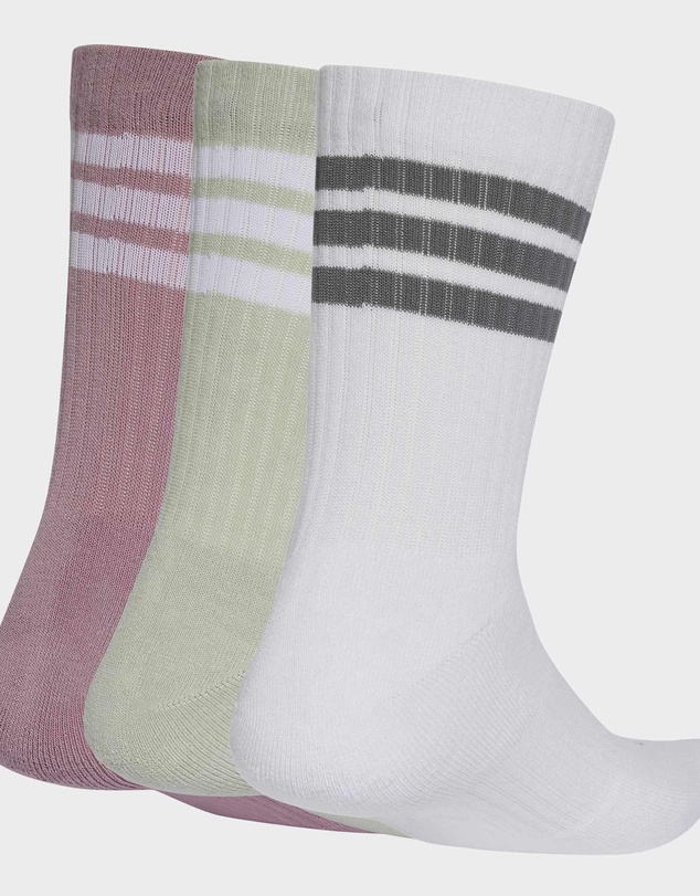 adidas Performance - 3-Stripes Cushioned Crew Socks 3 Pair Pack Unisex