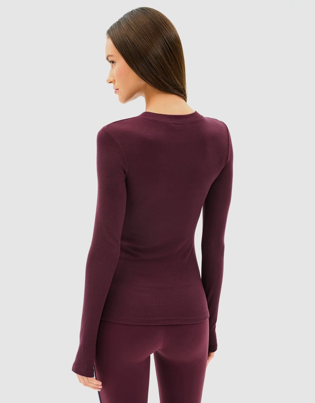 Splits59 - Louise Rib Long Sleeve Top