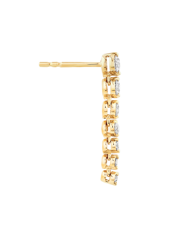 Michael Hill - Drop Earrings with 0.50 Carat TW of Diamonds in 18kt Yellow Gold