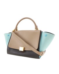 Pre-Loved by Azura Reborn - Pre-Loved Small Tricolor Leather Trapeze Satchel