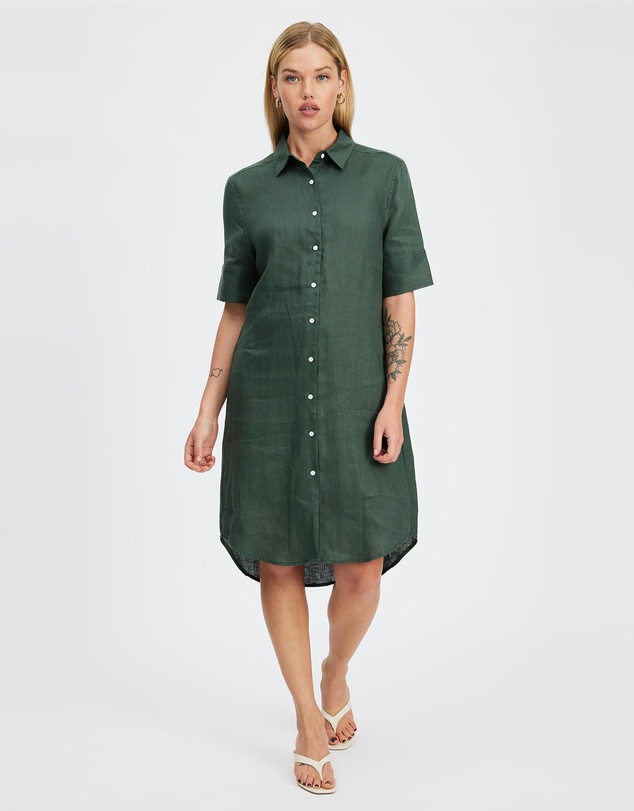White By FTL - Hettie Shirt Dress