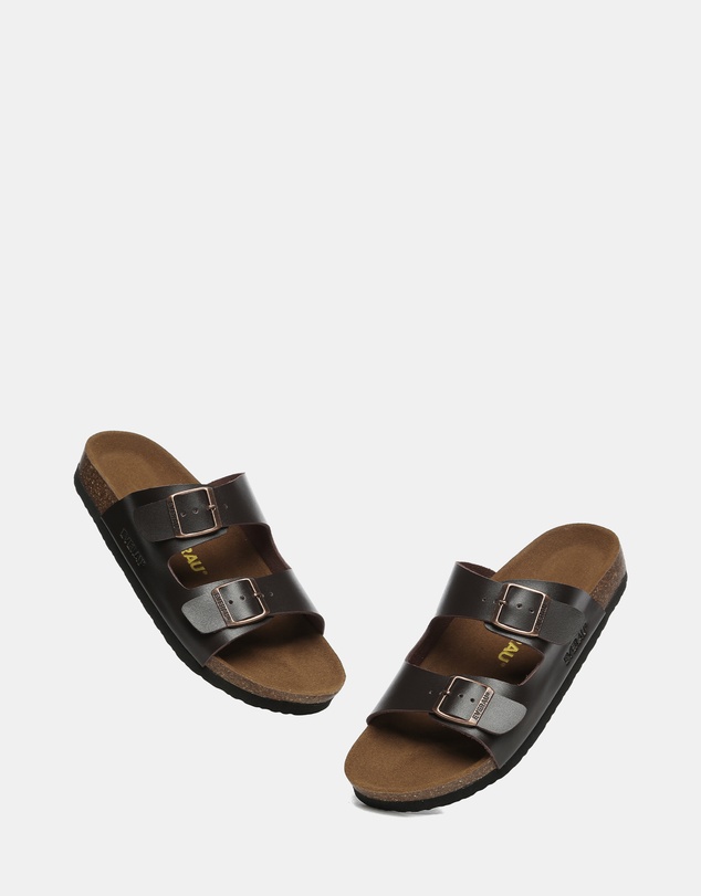 EVERAU - EverAU Ugg Mick Sandal Slides Cow Suede Upper Sandals