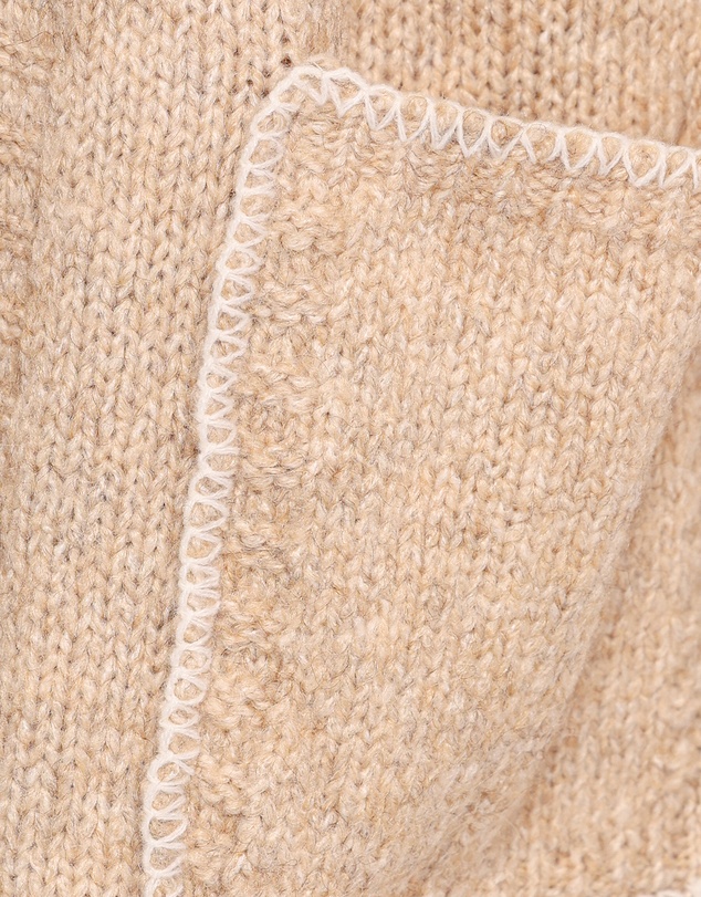 Petal & Pup - Trinette Contrast Pocket Cardigan - Tan