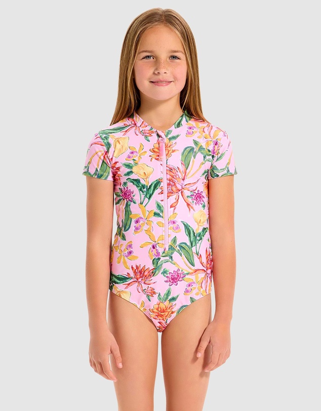 Seafolly - Hot House Pink Paddle Suit - Teens
