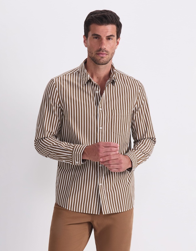 Sportscraft - Ryan Long Sleeve Stripe Shirt
