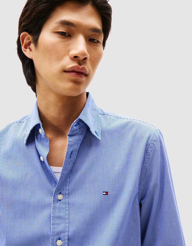 Tommy Hilfiger - Flex Poplin Micro Gingham Shirt