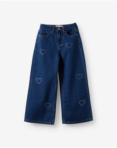 Cotton On Kids - Super Wide Leg Denim Jean