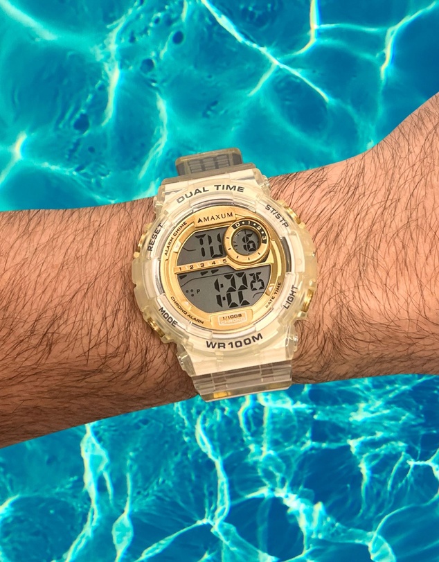 Maxum - Endurance Opaque & Gold Tone Digital