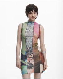 Desigual - Printed mini dress
