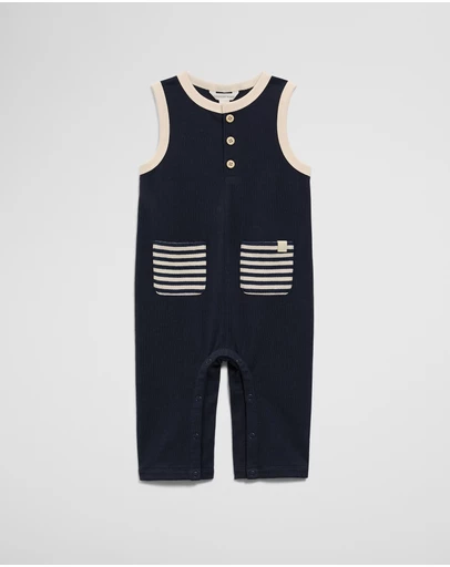 Country Road - Sleeveless Textured Romper